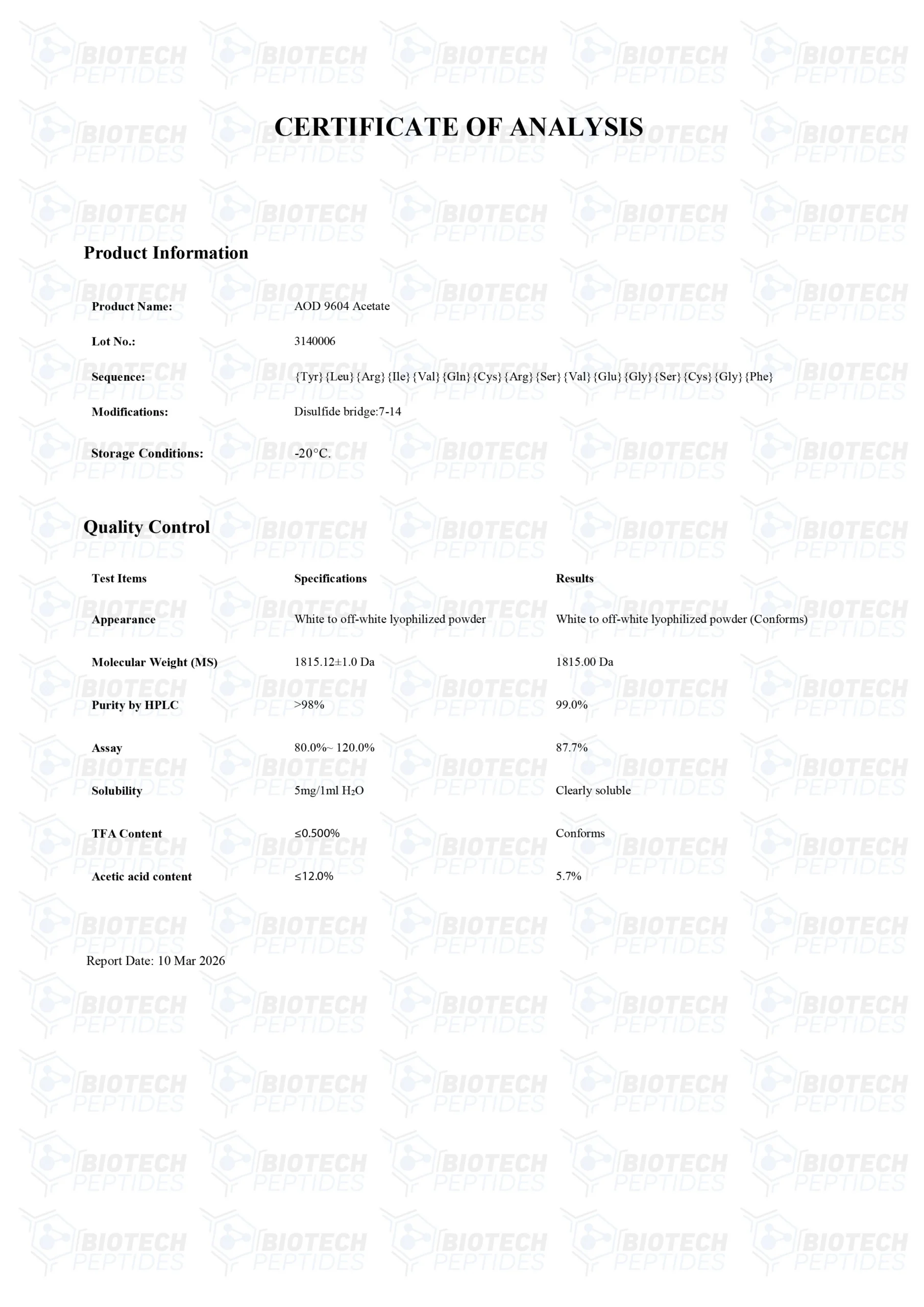 AOD 9604 for Sale – Premium Research Grade Peptide - Image 2