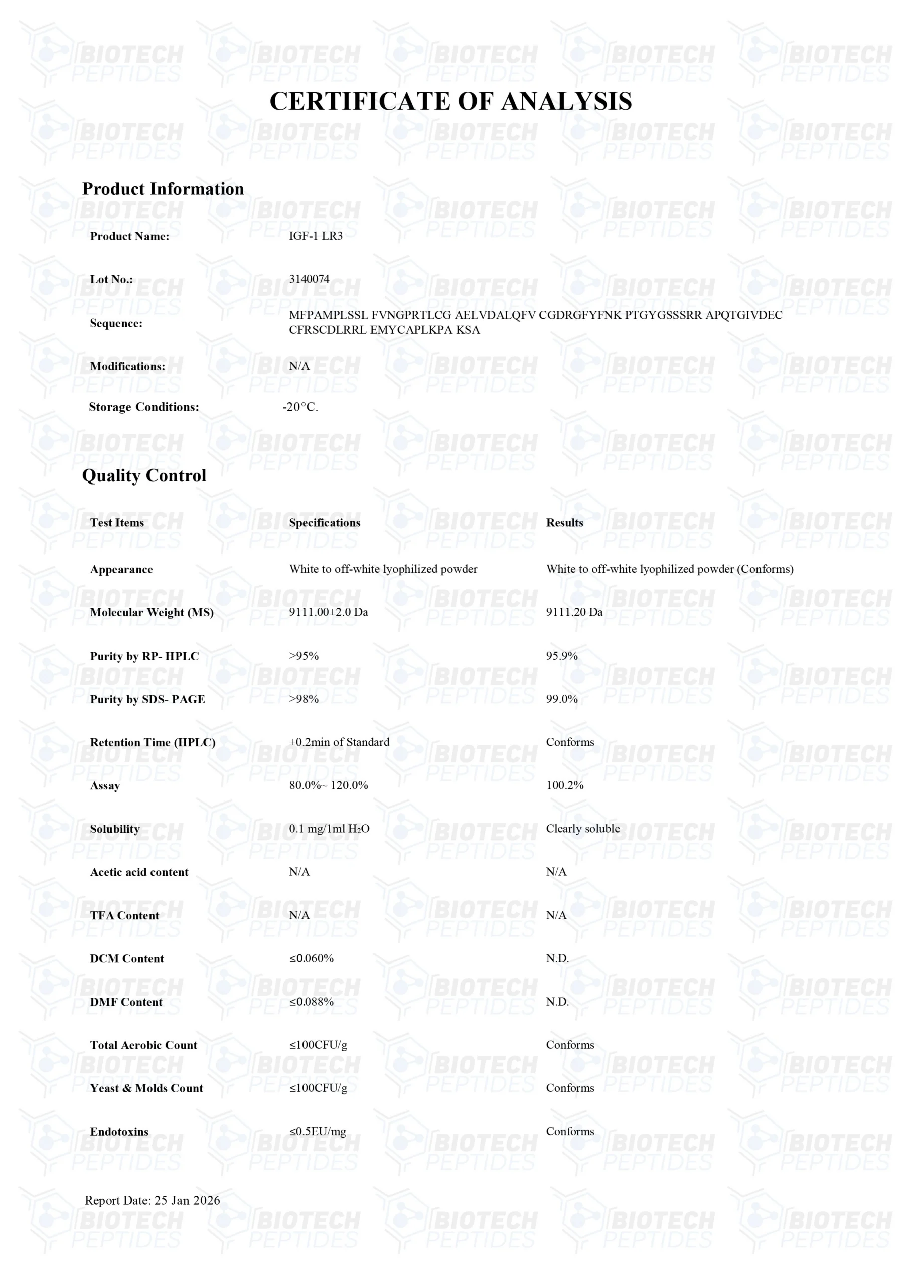 Buy IGF-1 LR3 Research Peptide Online | peptide shopa - Image 2